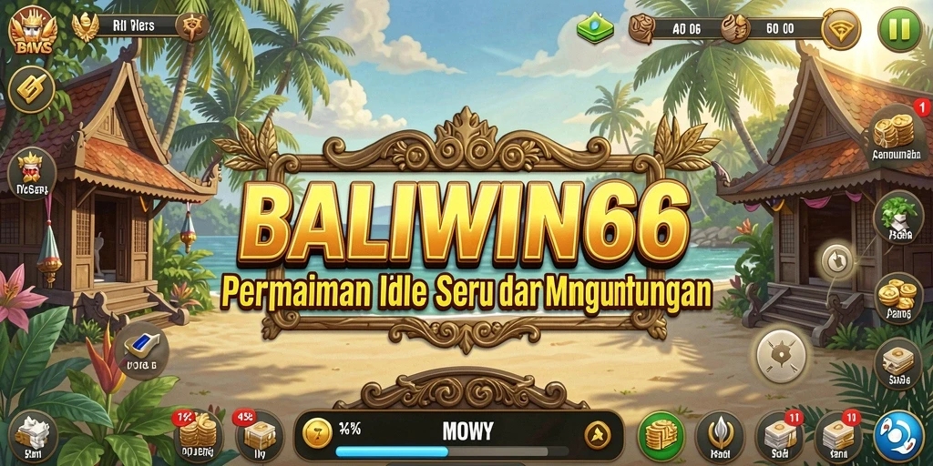 Screenshot gameplay BALIWIN66 menampilkan karakter dalam aksi menyenangkan.