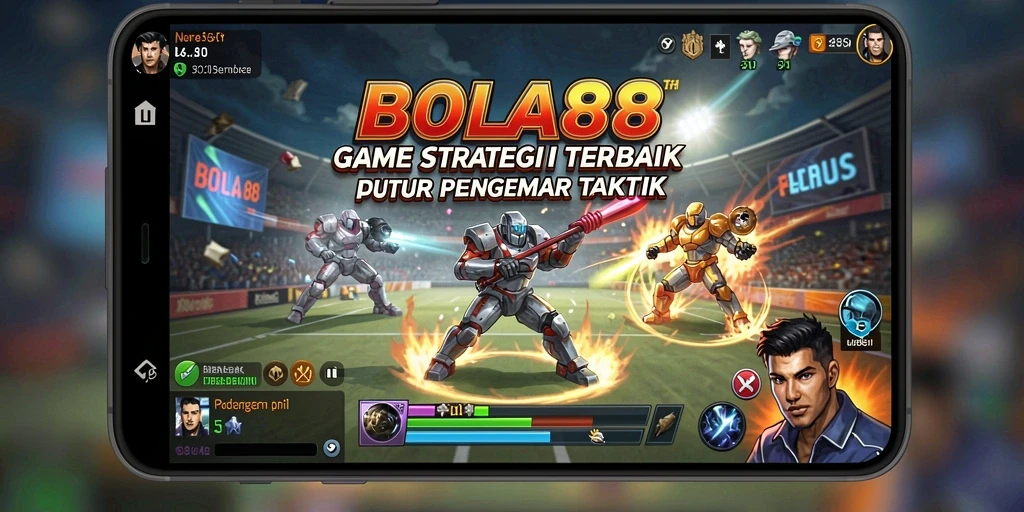 Screenshot gameplay BOLA88 menampilkan aksi strategis yang mendebarkan.