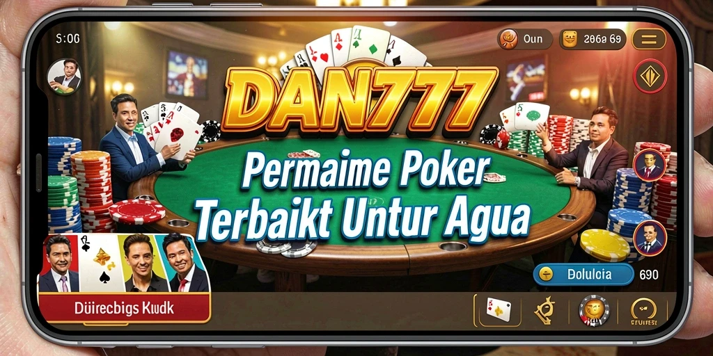 Tampilan gameplay seru DAN777 saat bermain Poker.