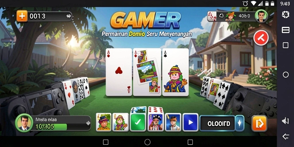 Tampilan gameplay GAMERP yang menarik dan interaktif.