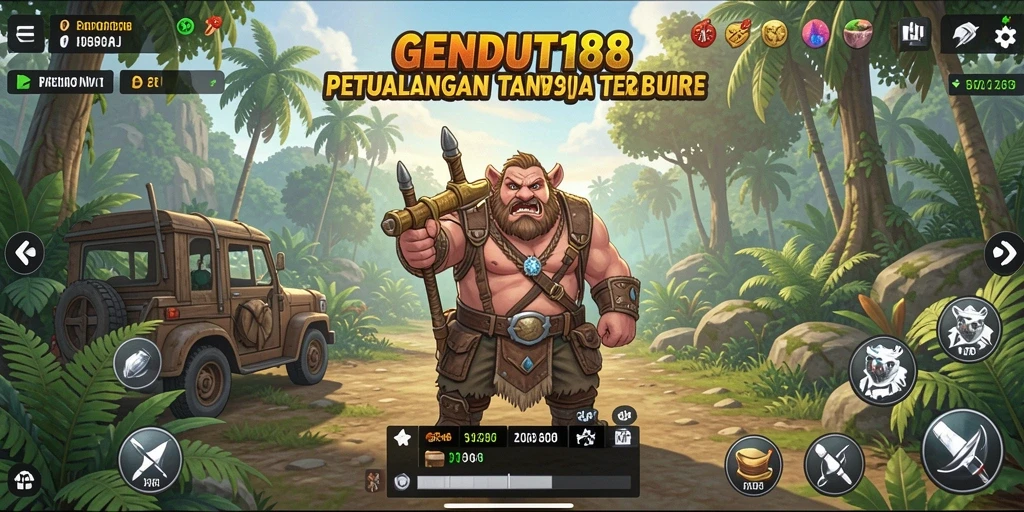 Screenshot GENDUT188 menampilkan pemain menjelajahi dunia terbuka yang indah.