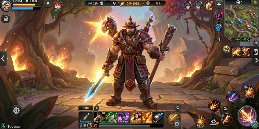 Tampilan gameplay HOT51 yang mendebarkan dalam petualangan ARPG.