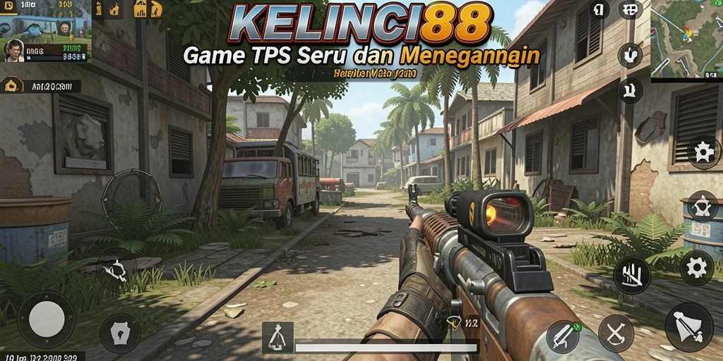 Tampilan aksi seru dalam gameplay KELINCI88 di TPS.