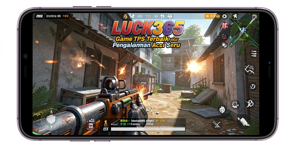 Gameplay LUCK365 yang mendebarkan dan intens dalam aksi TPS.