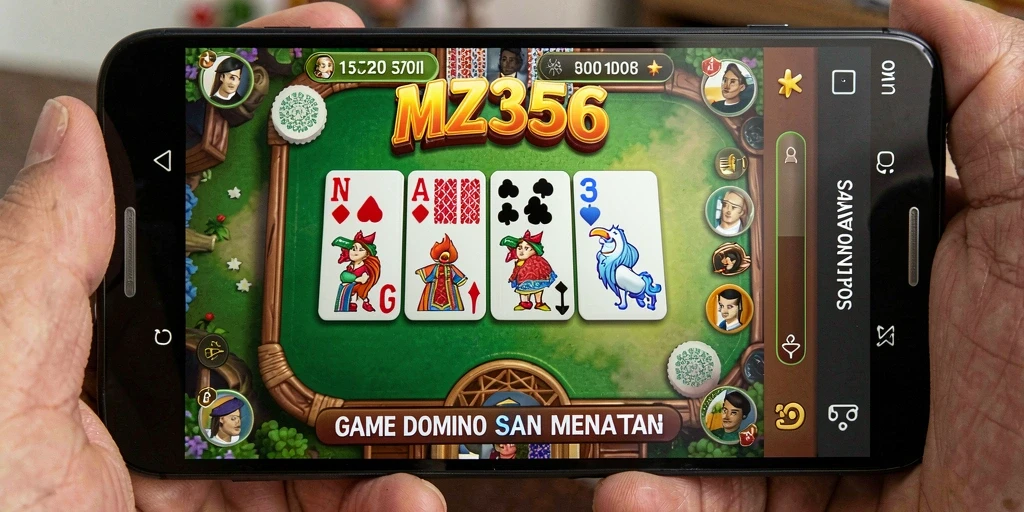 Screenshot gameplay menarik dari MZ356 menunjukkan aksi seru Domino.