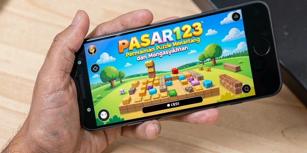Screenshot PASAR123 menampilkan gameplay Puzzle yang seru dan menantang.