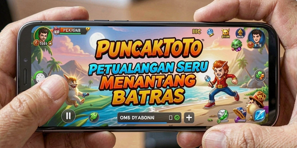 Tampilan gameplay PUNCAKTOTO yang seru dan mendebarkan.