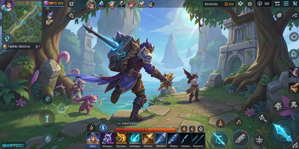 Screenshot gameplay WIFITOTO menampilkan aksi pertempuran yang mendebarkan.