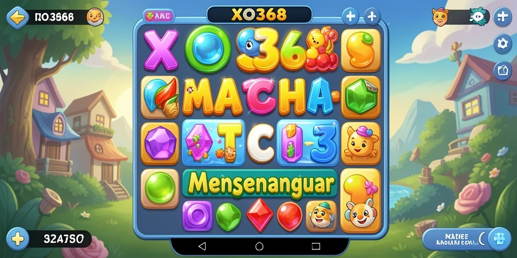 Tampilan menarik dari gameplay XO368 yang seru dan penuh warna.