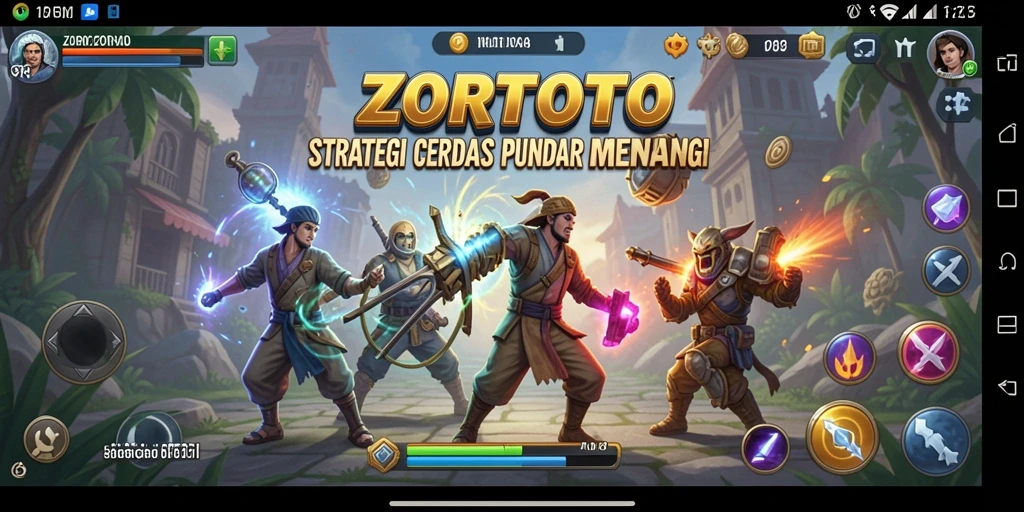 Tampilan gameplay menarik dari ZORTOTO dengan fitur strategi yang mendebarkan.